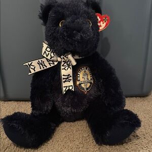 ty Yankees Mariano Rivera collectors teddy Bear - DKNY